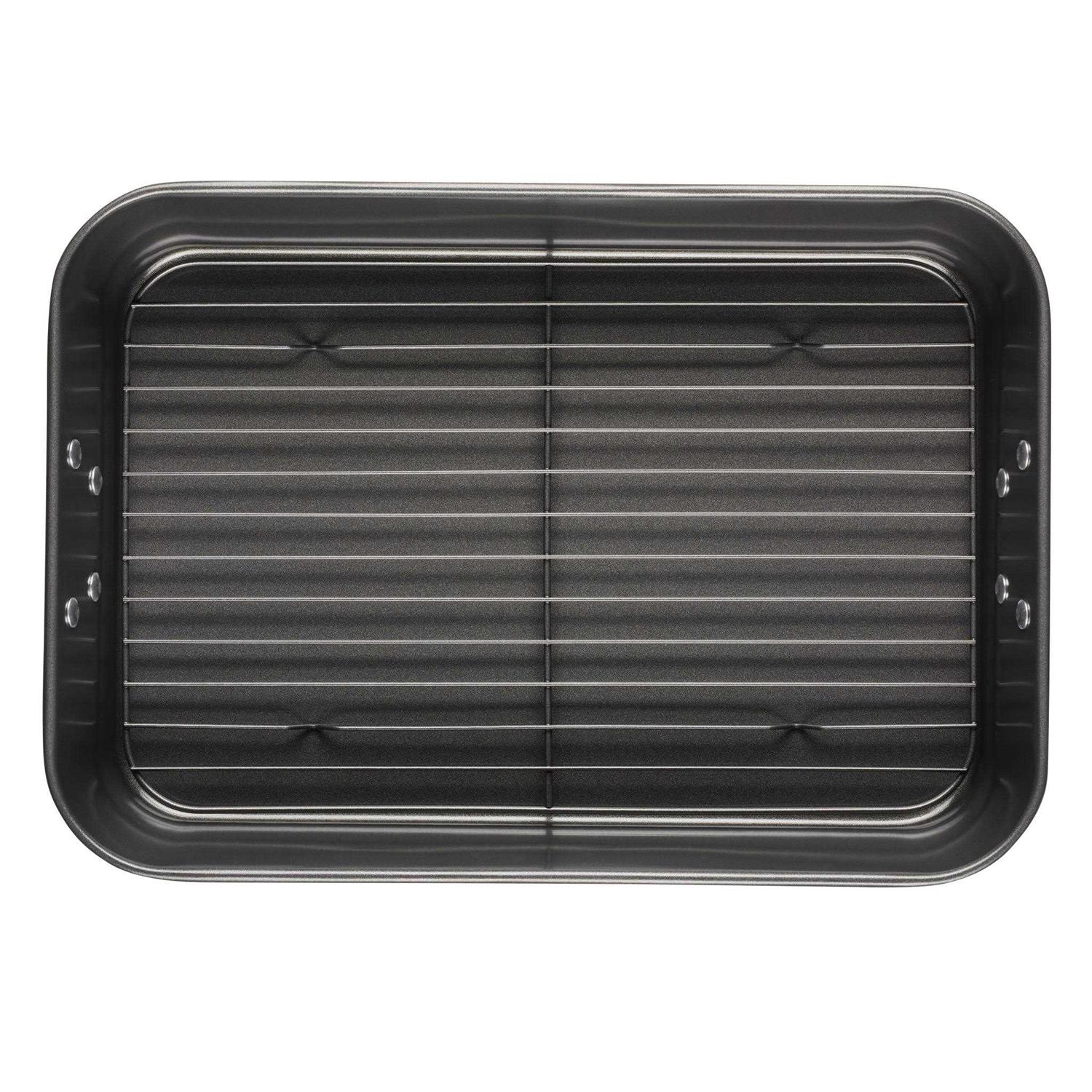 Farberware Bakeware Nonstick Roaster with Flat Rack - Image 2