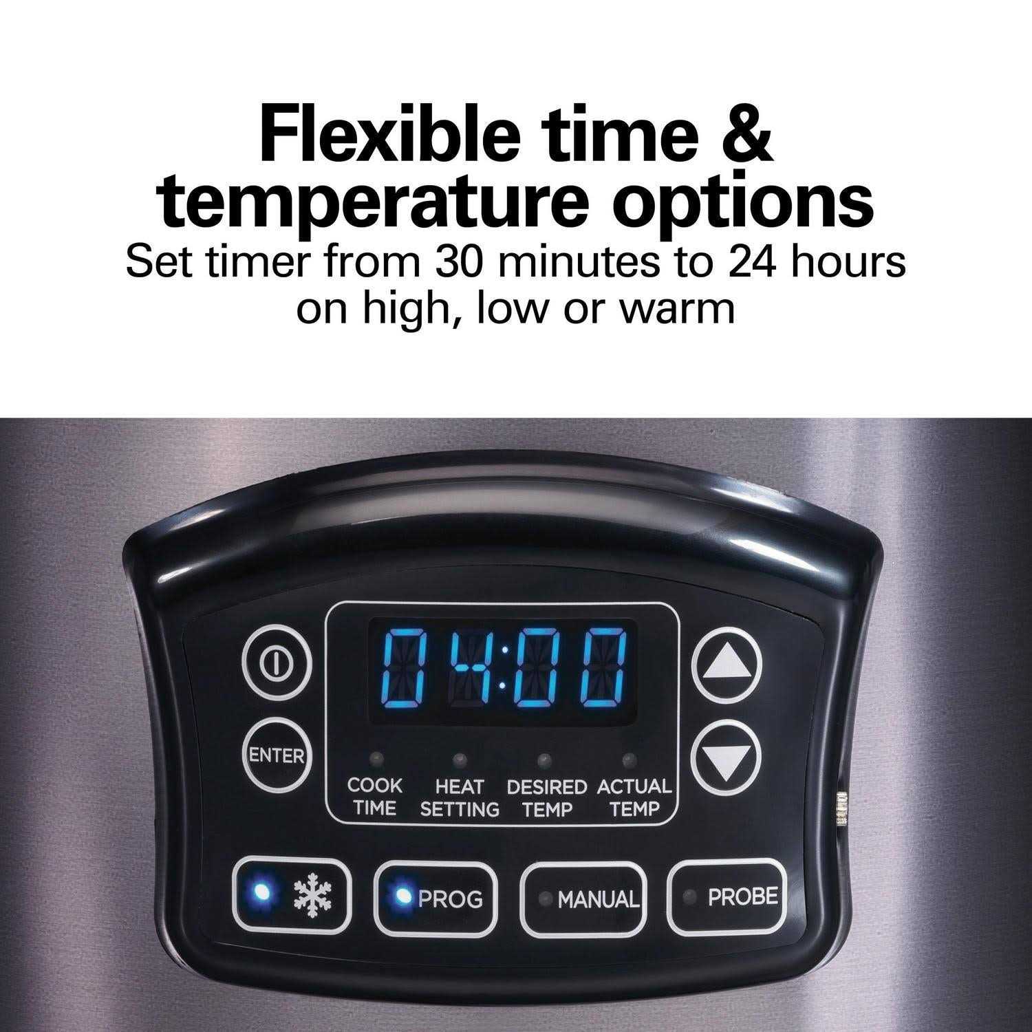 Hamilton Beach 6-qt Programmable Defrost Slow Cooker - Image 2