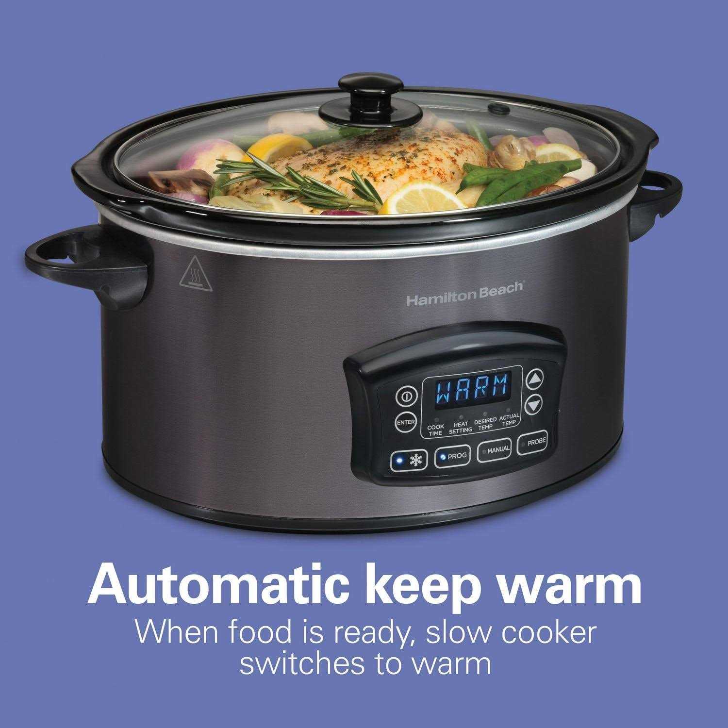 Hamilton Beach 6-qt Programmable Defrost Slow Cooker - Image 5